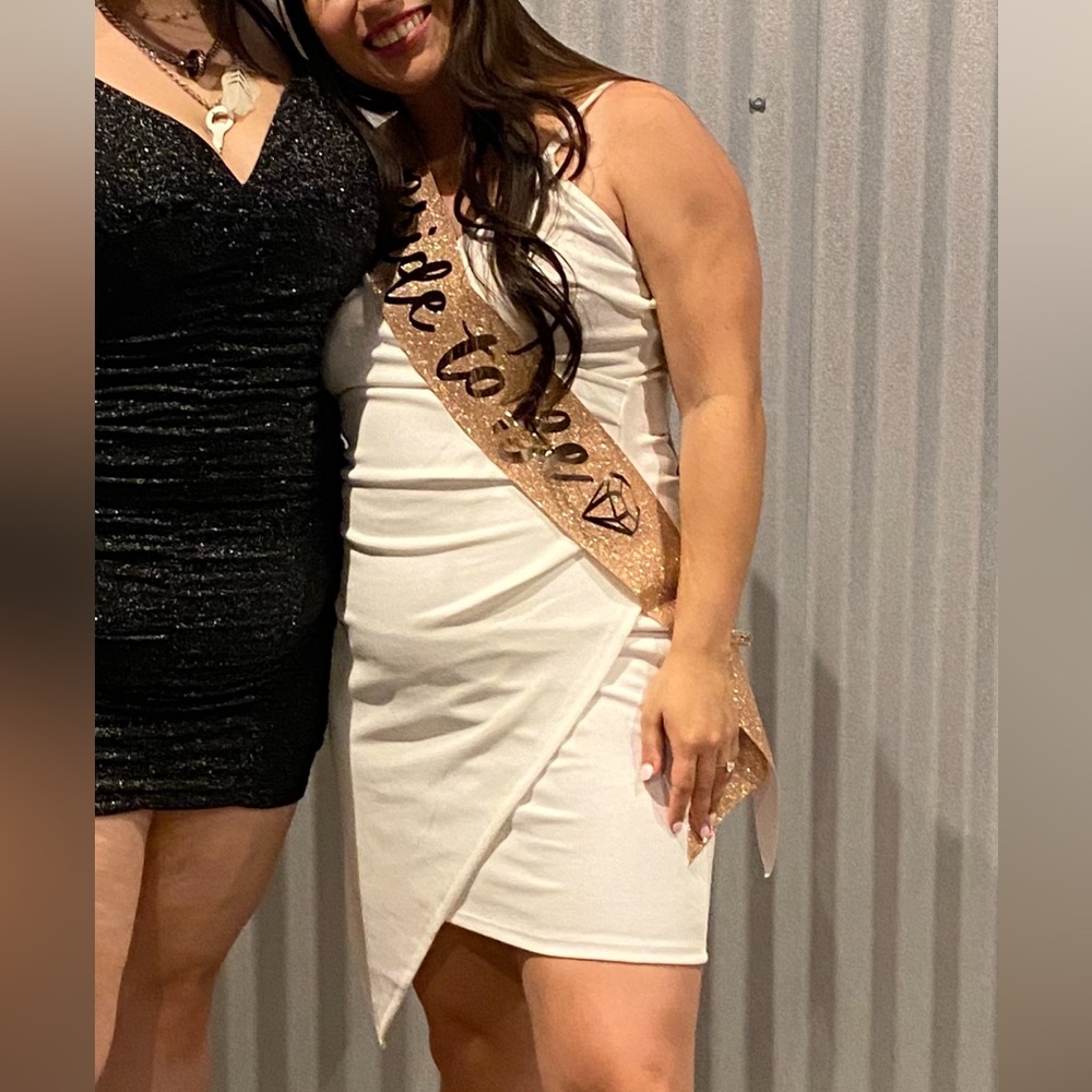 White Bodycon Dress - Picture 7 of 7